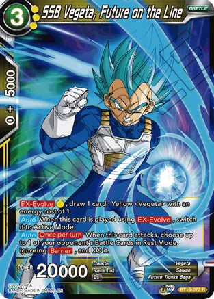 SSB Vegeta, Future on the Line (BT16-077) [Realm of the Gods] | Pegasus Games WI