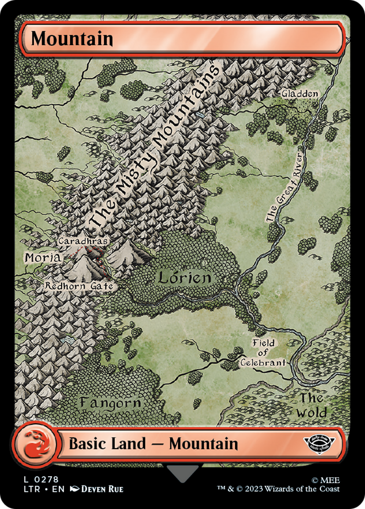 Mountain (278) [The Lord of the Rings: Tales of Middle-Earth] | Pegasus Games WI