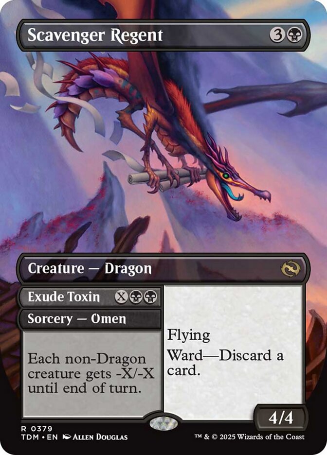 Scavenger Regent (Borderless) [Tarkir: Dragonstorm] | Pegasus Games WI