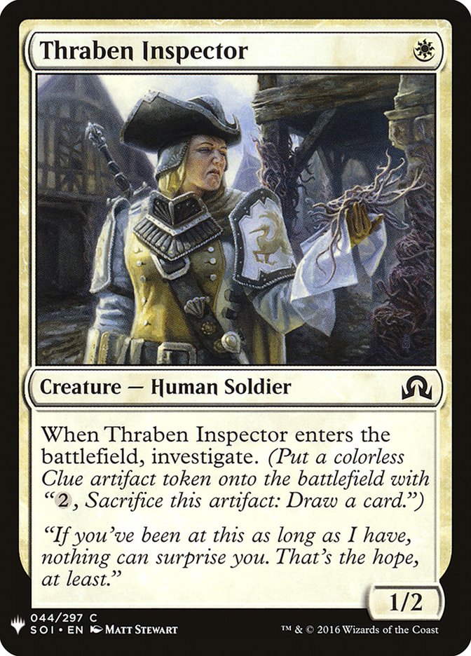 Thraben Inspector [Mystery Booster] | Pegasus Games WI