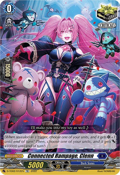 Connected Rampage, Clenn (D-TD02/012EN) [D-TD02: Michiru Hazama -Demonic Jewel Dragon of the Four Flames-] | Pegasus Games WI