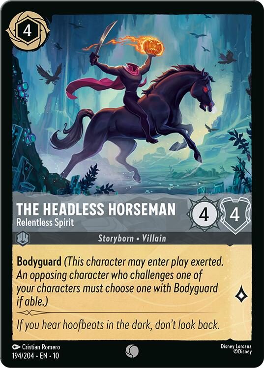 The Headless Horseman - Relentless Spirit (194/204) [Whispers in the Well] | Pegasus Games WI