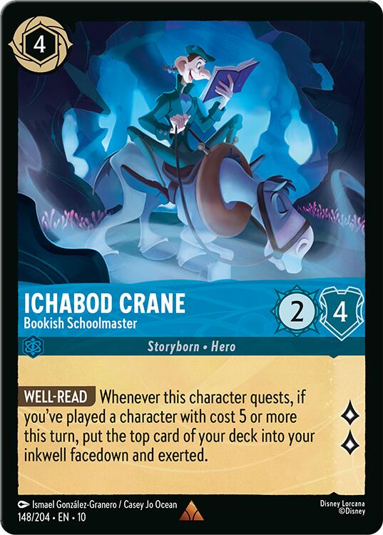 Ichabod Crane - Bookish Schoolmaster (148/204) [Whispers in the Well] | Pegasus Games WI