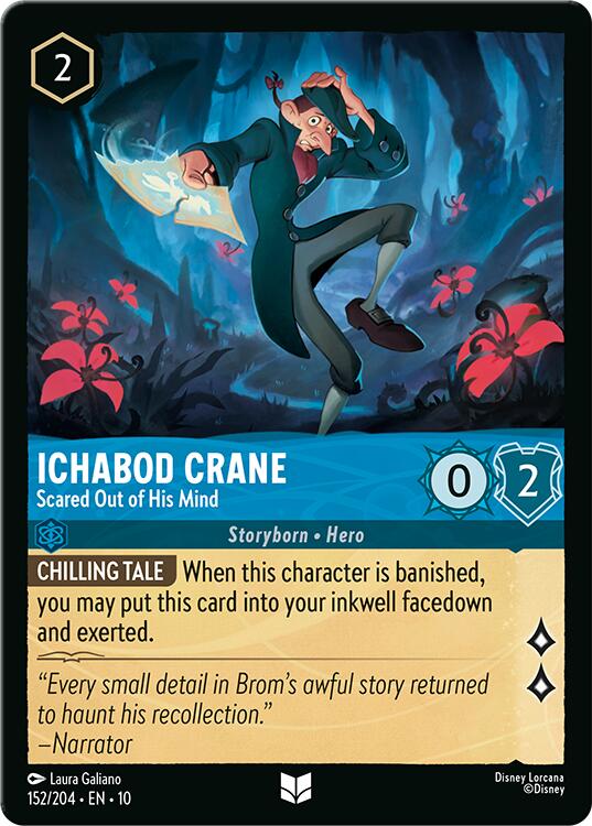 Ichabod Crane - Scared Out of His Mind (152/204) [Whispers in the Well] | Pegasus Games WI