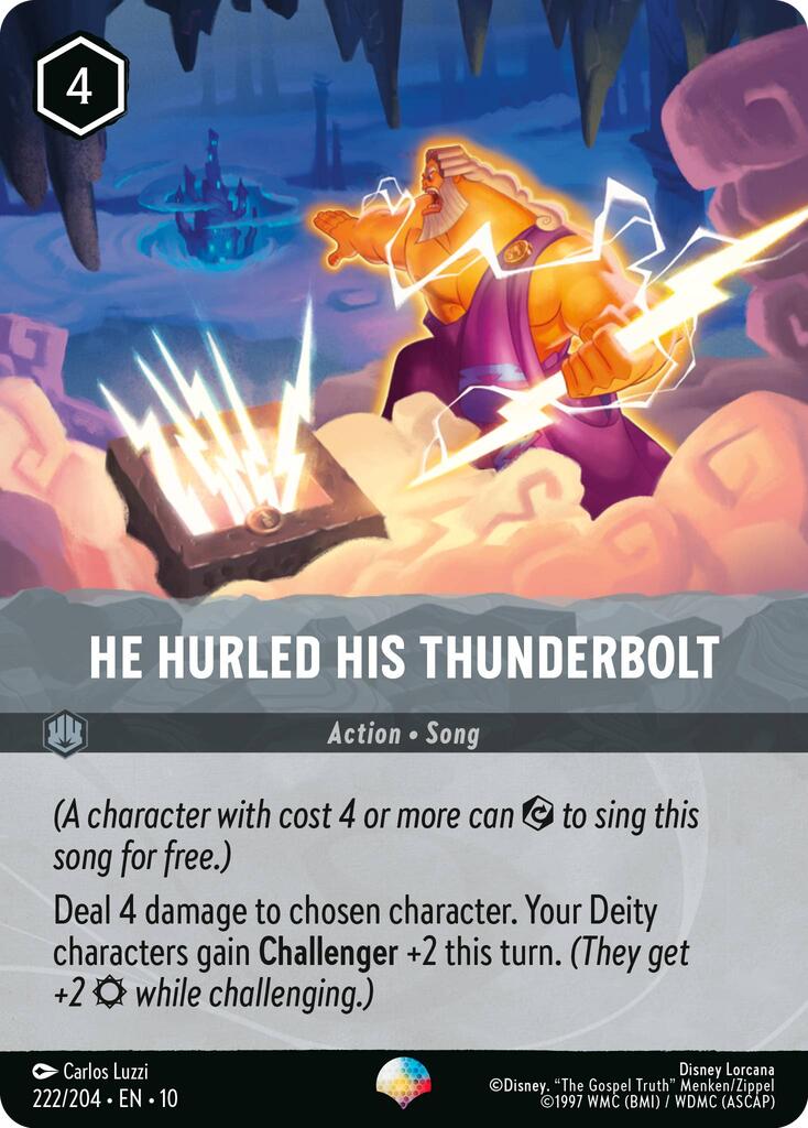 He Hurled His Thunderbolt (Epic) (222/204) [Whispers in the Well] | Pegasus Games WI