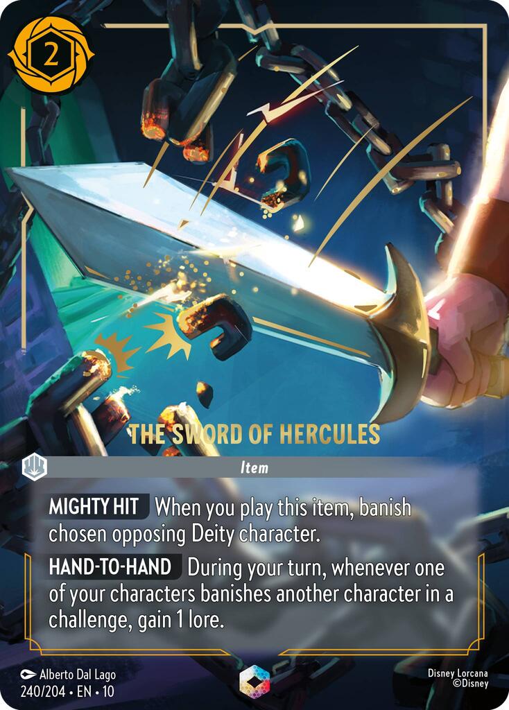 The Sword of Hercules (Enchanted) (240/204) [Whispers in the Well] | Pegasus Games WI