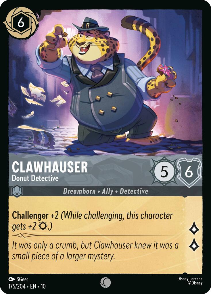 Clawhauser - Donut Detective (175/204) [Whispers in the Well] | Pegasus Games WI