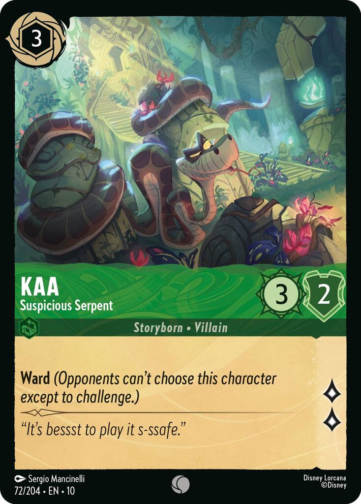 Kaa - Suspicious Serpent (72/204) [Whispers in the Well] | Pegasus Games WI