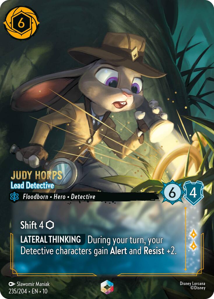 Judy Hopps - Lead Detective (Enchanted) (235/204) [Whispers in the Well] | Pegasus Games WI