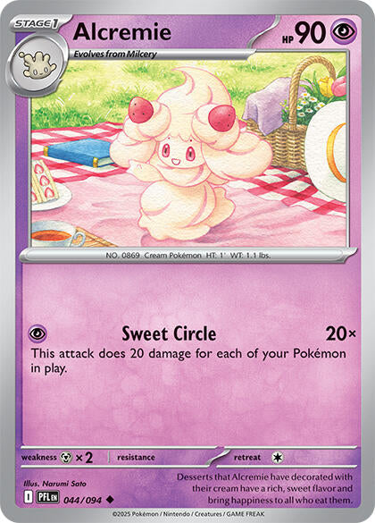 Alcremie (044/094) [Mega Evolution: Phantasmal Flames] | Pegasus Games WI