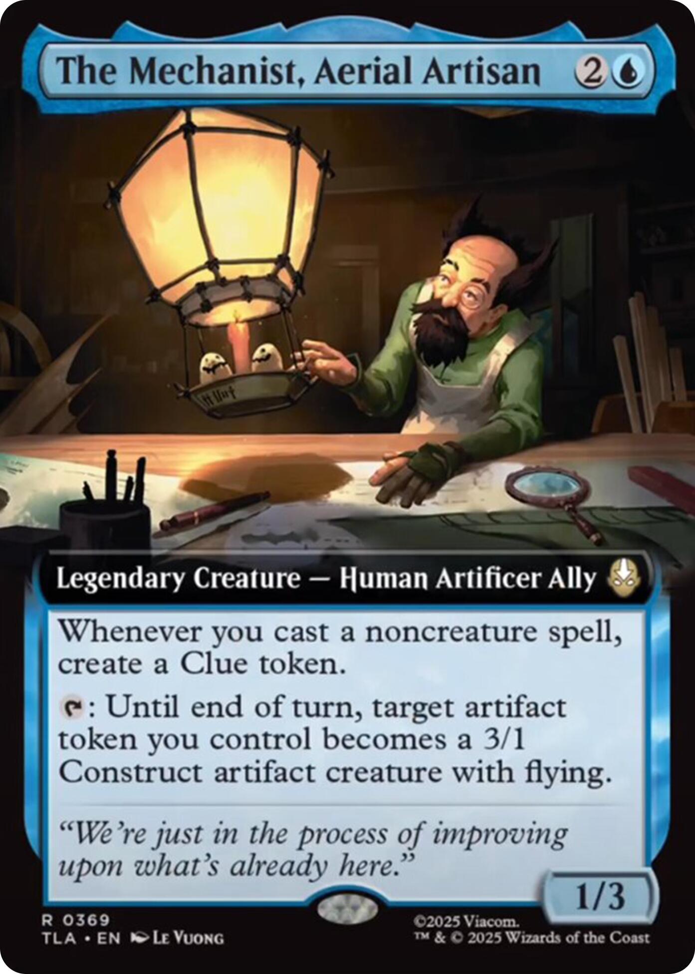 The Mechanist, Aerial Artisan (Extended Art) [Avatar: The Last Airbender] | Pegasus Games WI