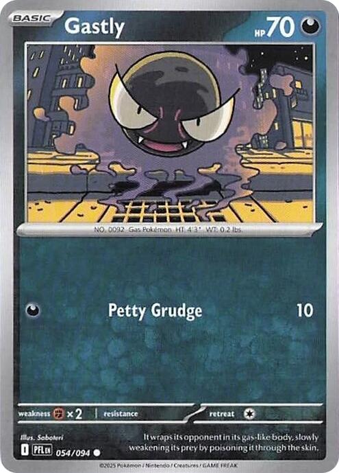 Gastly (054/094) [Mega Evolution: Phantasmal Flames] | Pegasus Games WI