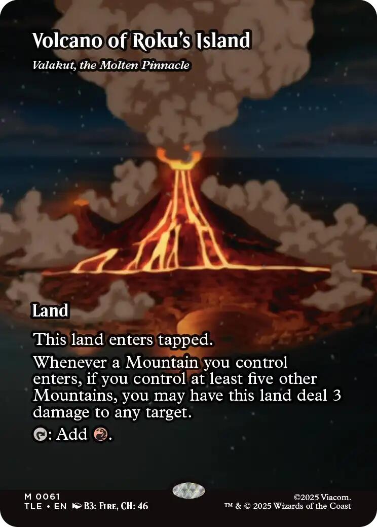 Volcano of Roku's Island - Valakut, the Molten Pinnacle [Avatar: The Last Airbender: Eternal-Legal] | Pegasus Games WI