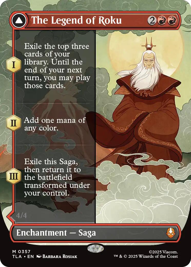 The Legend of Roku (Borderless) [Avatar: The Last Airbender] | Pegasus Games WI