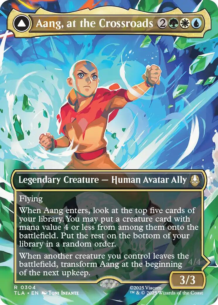 Aang, at the Crossroads (Borderless) [Avatar: The Last Airbender] | Pegasus Games WI