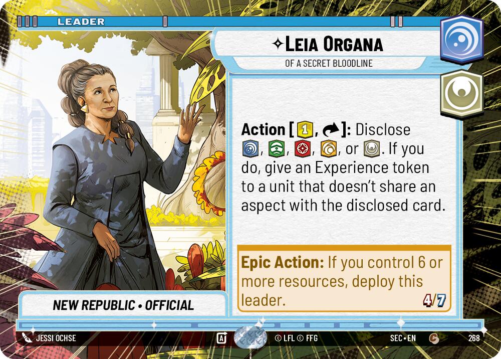 Leia Organa - Of A Secret Bloodline (Hyperspace) (268) (268) [Secrets of Power] | Pegasus Games WI