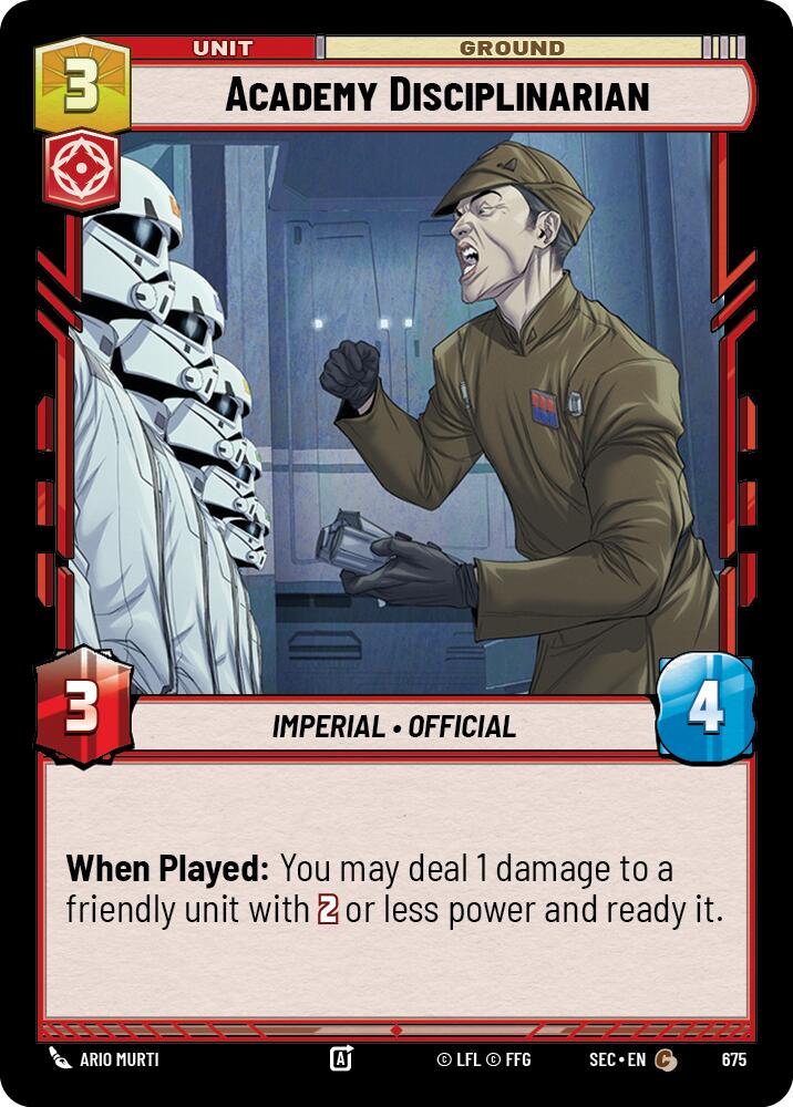 Academy Disciplinarian (675) (Foil) (675) [Secrets of Power] | Pegasus Games WI