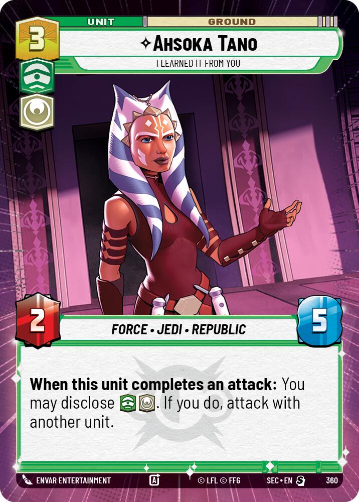 Ahsoka Tano - I Learned It from You (Hyperspace) (360) (360) [Secrets of Power] | Pegasus Games WI