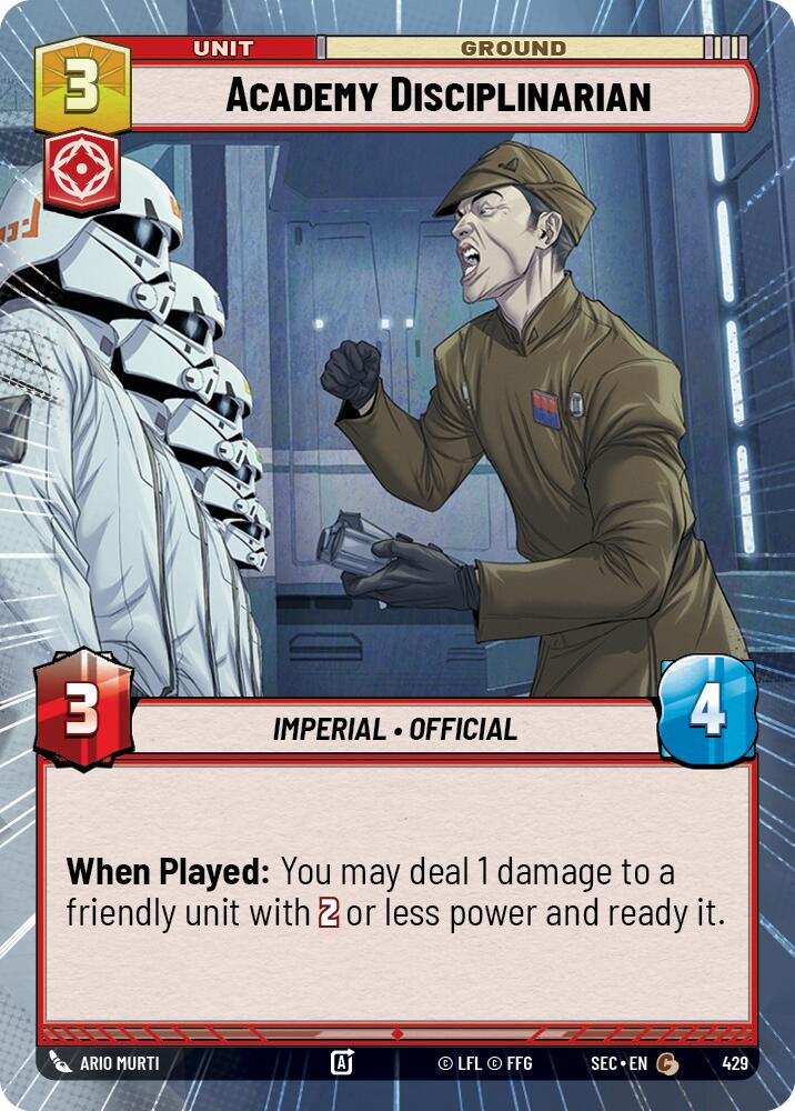 Academy Disciplinarian (429) (Hyperspace) (429) [Secrets of Power] | Pegasus Games WI