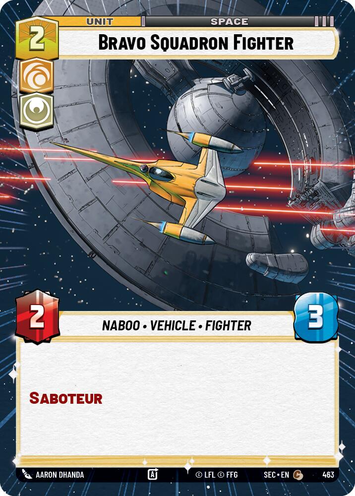 Bravo Squadron Fighter (463) (Hyperspace) (463) [Secrets of Power] | Pegasus Games WI