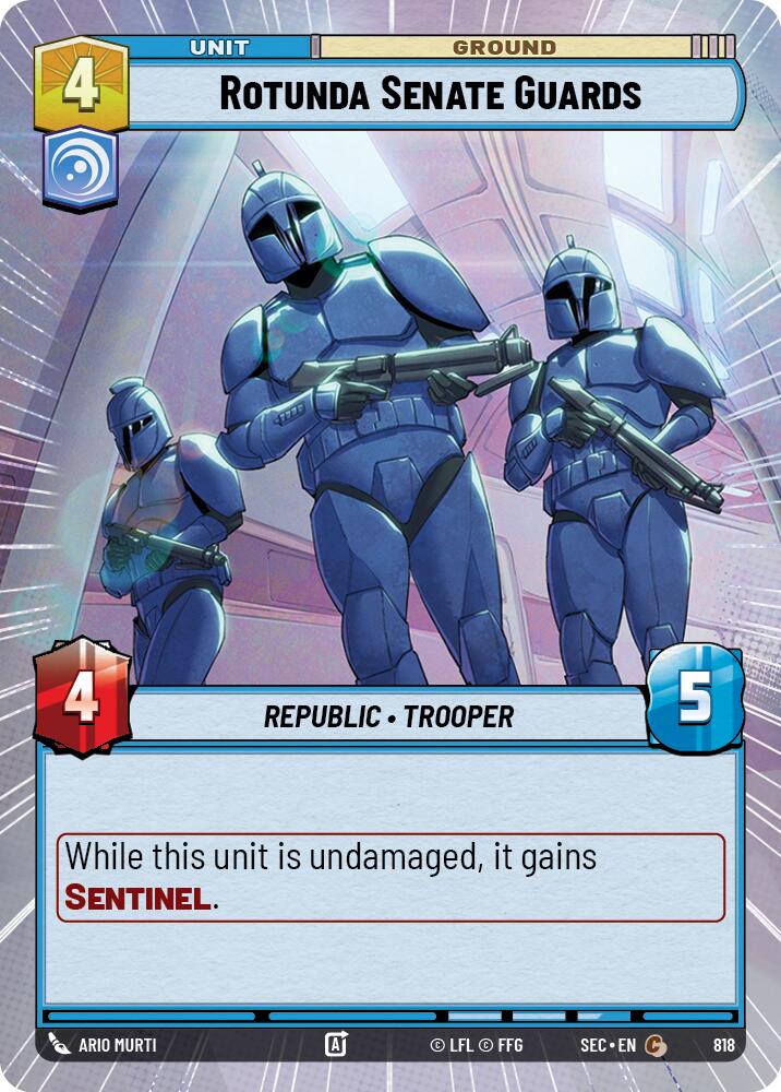 Rotunda Senate Guards (819) (Hyperspace Foil) (819) [Secrets of Power] | Pegasus Games WI