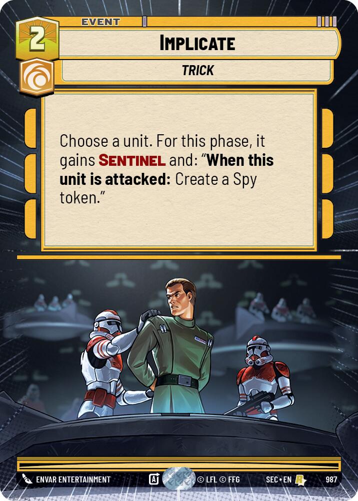 Implicate (987) (Hyperspace Foil) (987) [Secrets of Power] | Pegasus Games WI