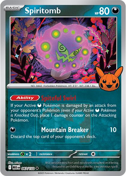 Spiritomb (087/132) (Pokeween 2025) [Miscellaneous Cards] | Pegasus Games WI