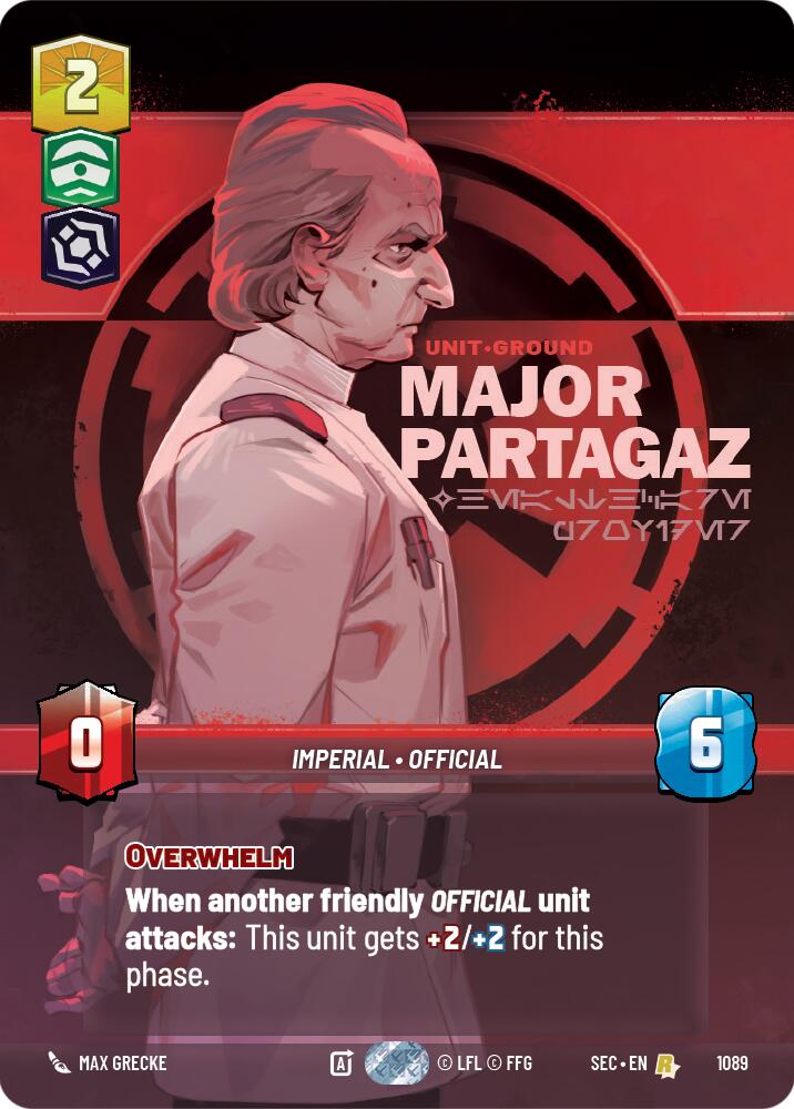 Major Partagaz - Healthcare Provider (Prestige Foil) (1089) (1089) [Secrets of Power] | Pegasus Games WI