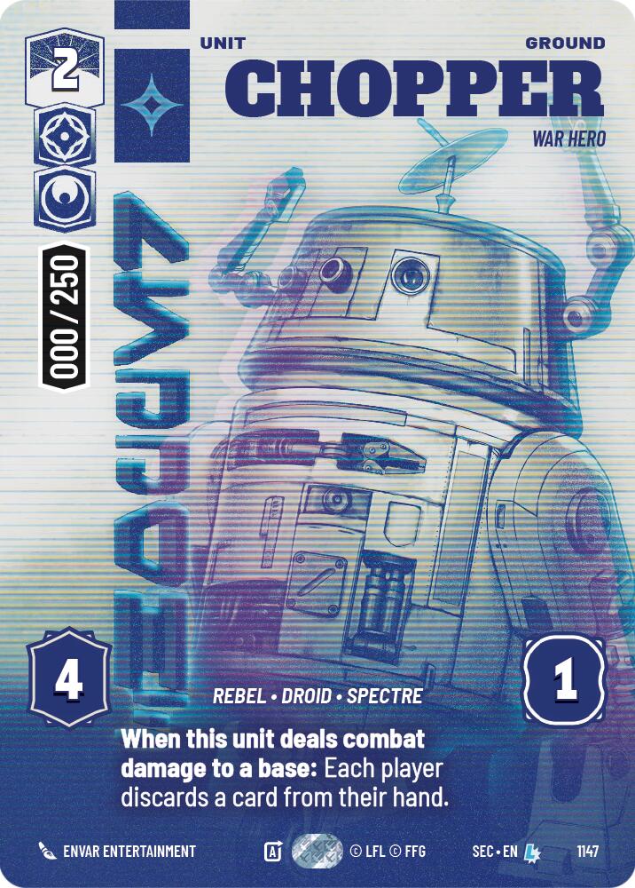 Chopper - War Hero (Serialized) (1147) (1147) [Secrets of Power] | Pegasus Games WI