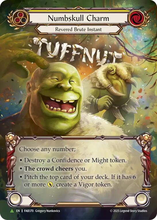 Numbskull Charm [FAB370] (Super Slam)  Cold Foil | Pegasus Games WI