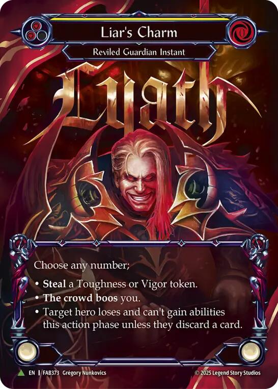 Liar's Charm [FAB373] (Promo)  Cold Foil | Pegasus Games WI