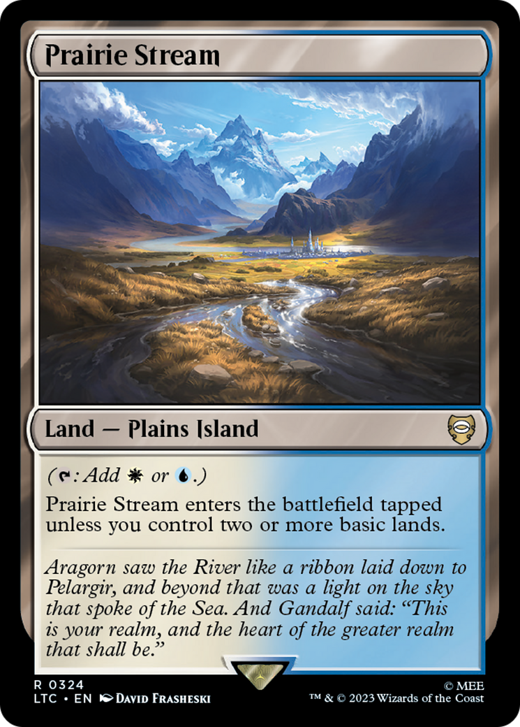 Prairie Stream [The Lord of the Rings: Tales of Middle-Earth Commander] | Pegasus Games WI