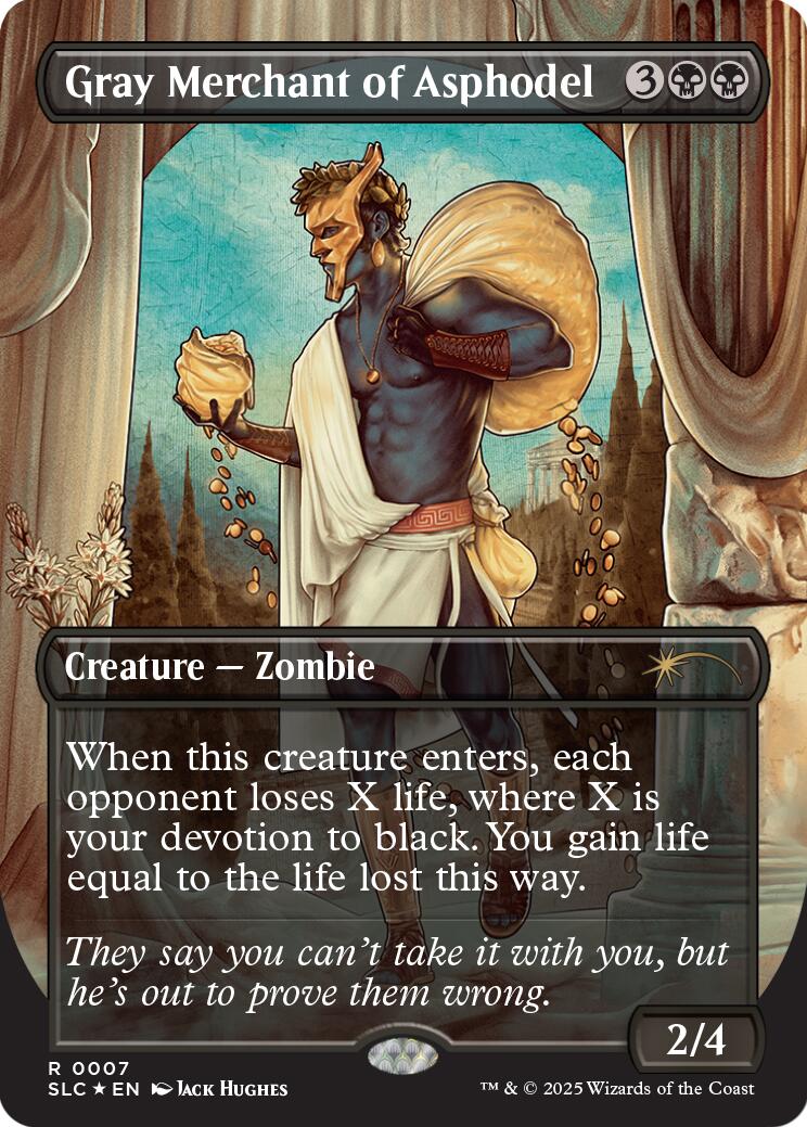 Gray Merchant of Asphodel (Halo Foil) [Secret Lair Countdown Kit] | Pegasus Games WI