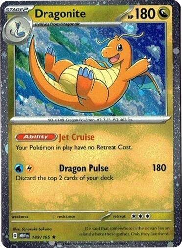 Dragonite 149/165 (Cosmos Holo) [Miscellaneous Cards] | Pegasus Games WI