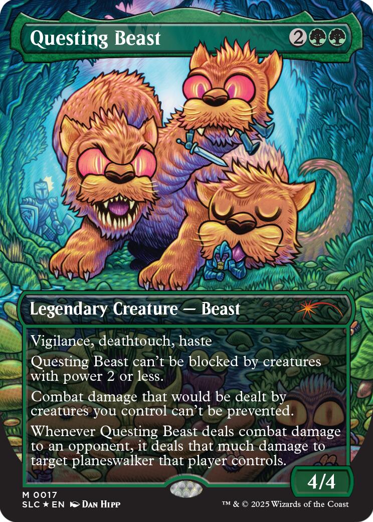 Questing Beast (Halo Foil) [Secret Lair Countdown Kit] | Pegasus Games WI