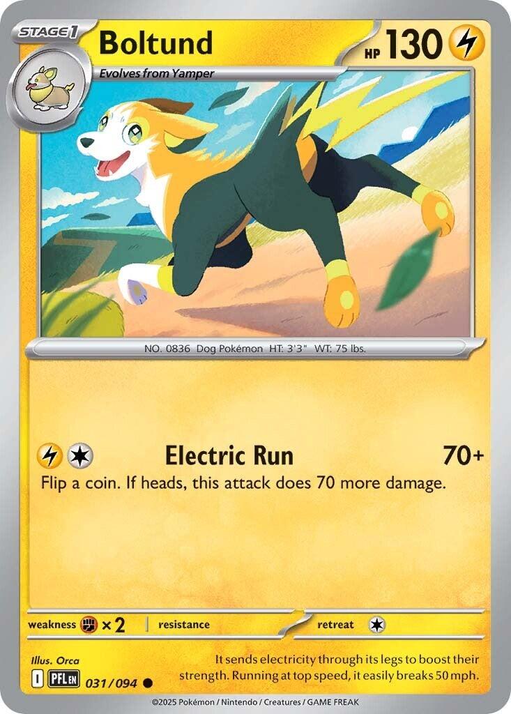 Boltund (031/094) [Mega Evolution: Phantasmal Flames] | Pegasus Games WI