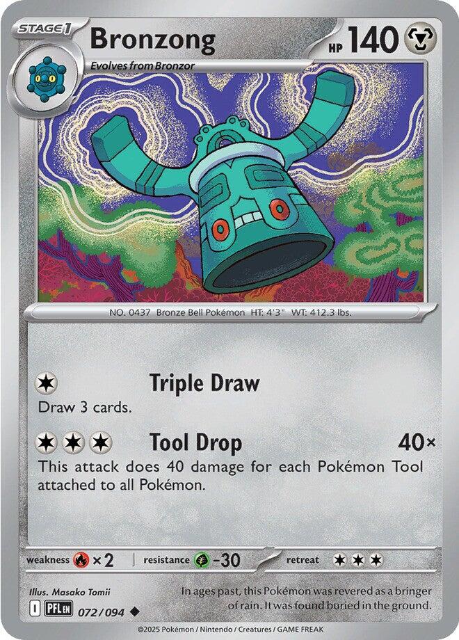 Bronzong (072/094) [Mega Evolution: Phantasmal Flames] | Pegasus Games WI