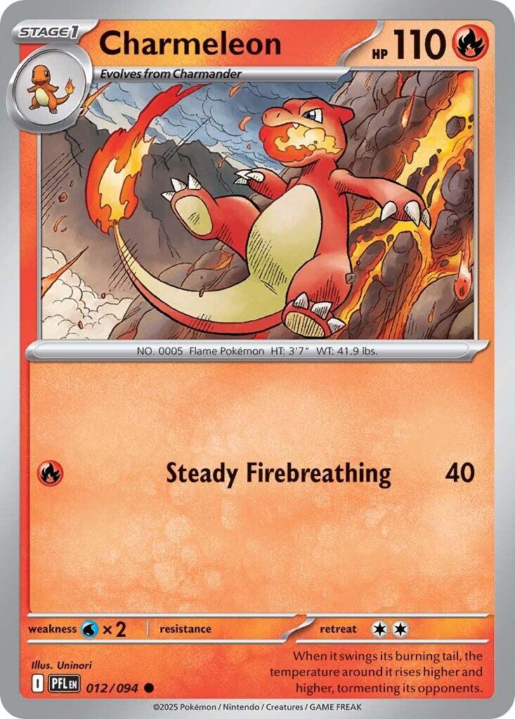 Charmeleon (012/094) [Mega Evolution: Phantasmal Flames] | Pegasus Games WI