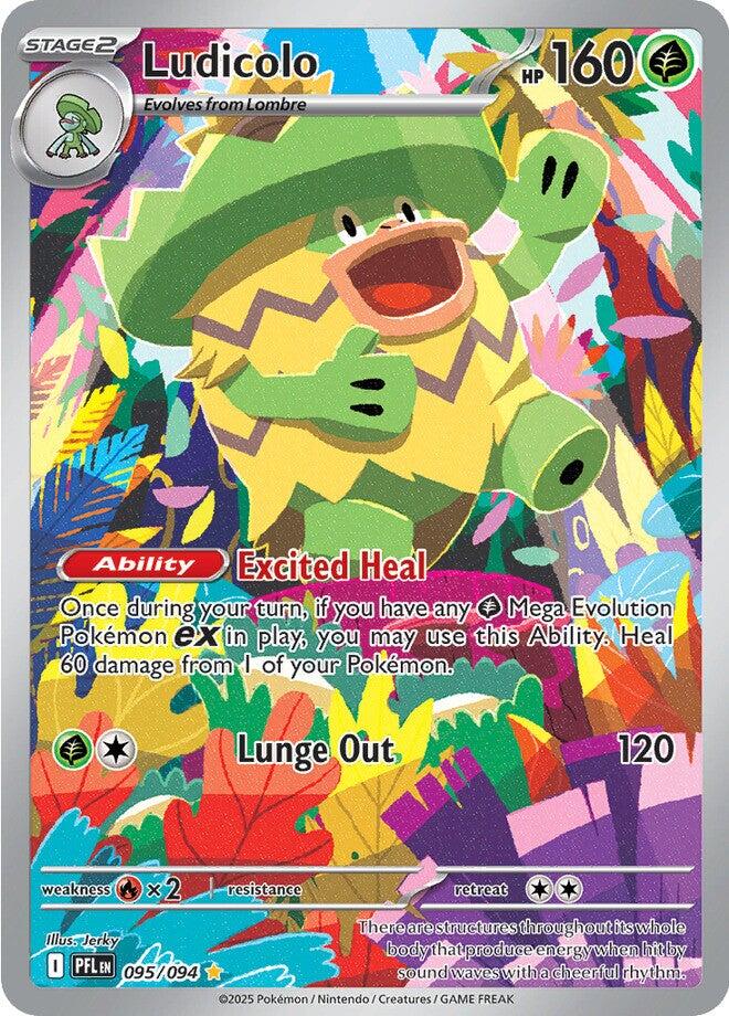 Ludicolo (095/094) [Mega Evolution: Phantasmal Flames] | Pegasus Games WI