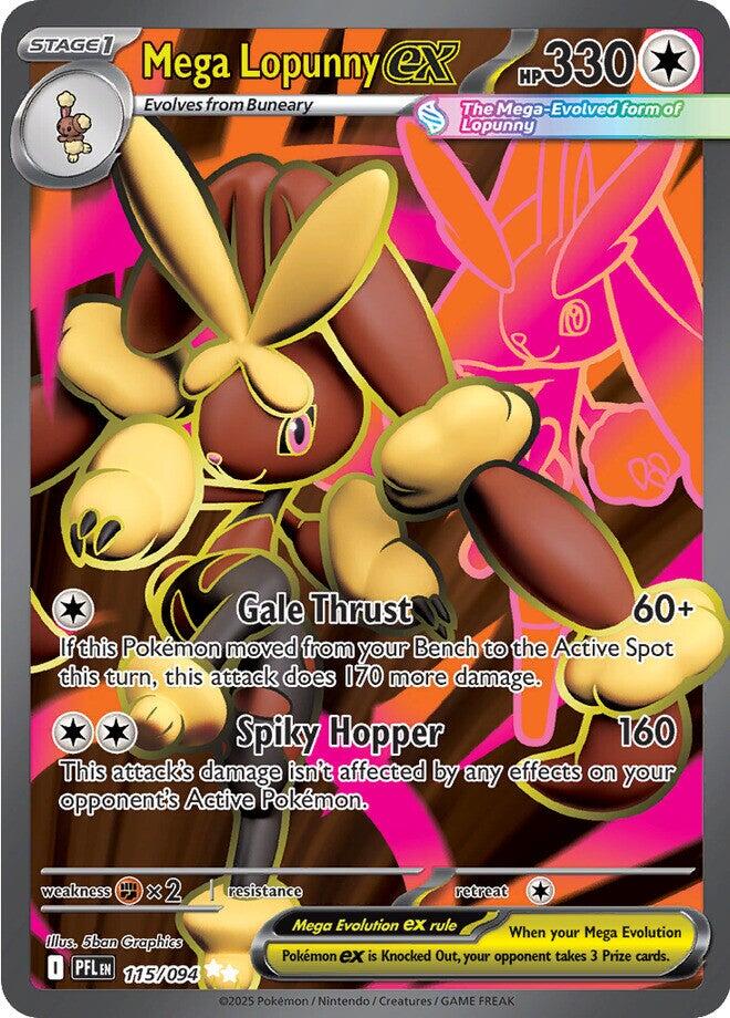 Mega Lopunny ex (115/094) [Mega Evolution: Phantasmal Flames] | Pegasus Games WI