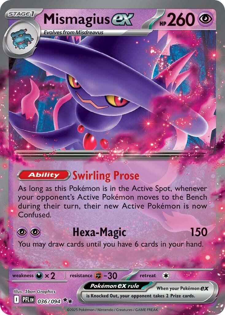 Mismagius ex (036/094) [Mega Evolution: Phantasmal Flames] | Pegasus Games WI
