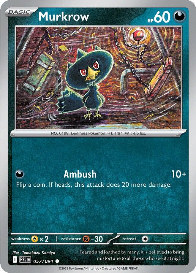 Murkrow (057/094) [Mega Evolution: Phantasmal Flames] | Pegasus Games WI
