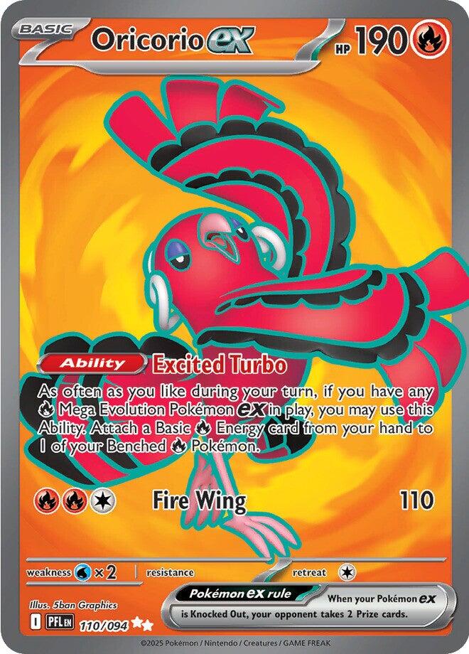 Oricorio ex (110/094) [Mega Evolution: Phantasmal Flames] | Pegasus Games WI