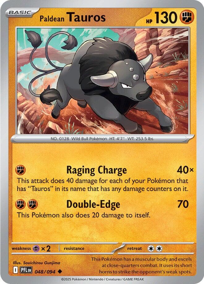 Paldean Tauros (048/094) [Mega Evolution: Phantasmal Flames] | Pegasus Games WI