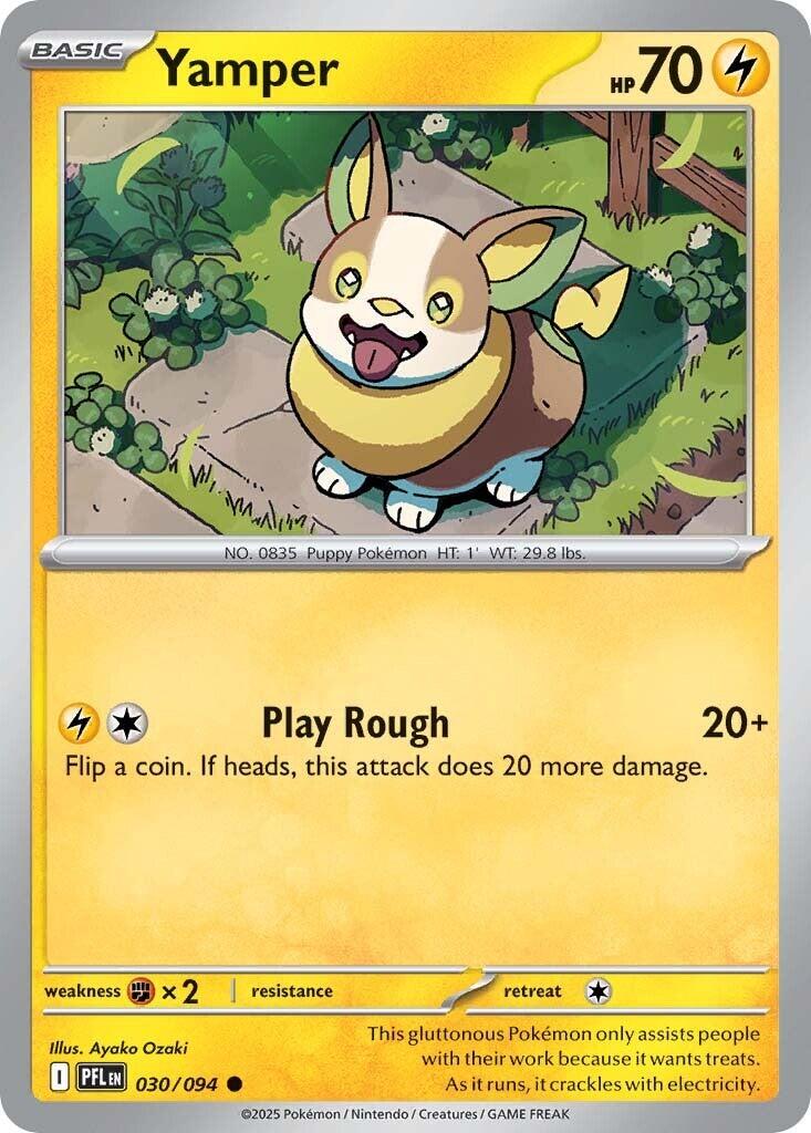 Yamper (030/094) [Mega Evolution: Phantasmal Flames] | Pegasus Games WI