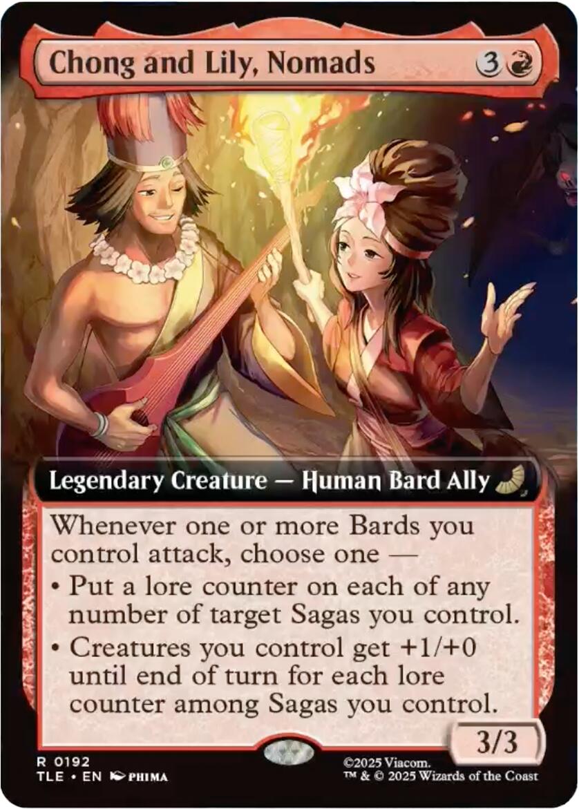 Chong and Lily, Nomads (Extended Art) [Avatar: The Last Airbender: Eternal-Legal] | Pegasus Games WI