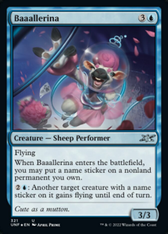 Baaallerina (Galaxy Foil) [Unfinity] | Pegasus Games WI