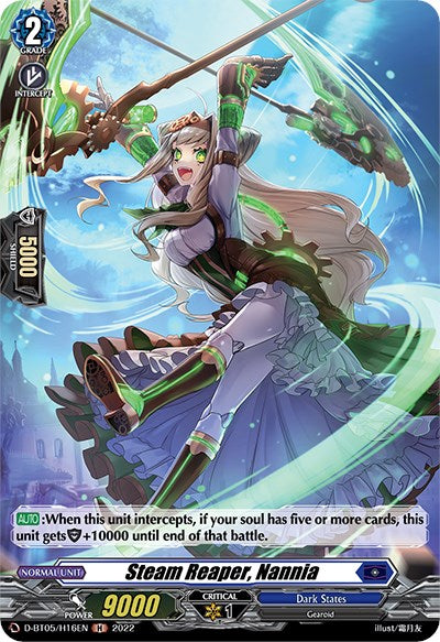 Steam Reaper, Nannia (D-BT05/H16EN) [Triumphant Return of the Brave Heroes] | Pegasus Games WI