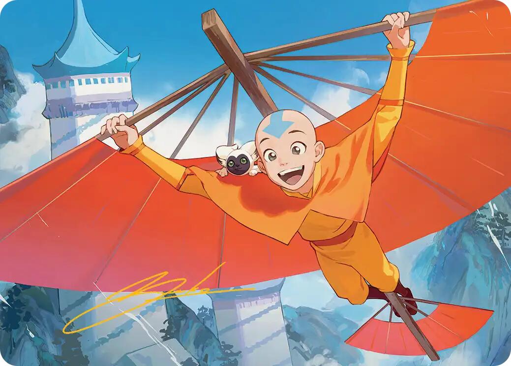 Aang, the Last Airbender Art Card (Gold-Stamped Signature) [Avatar: The Last Airbender Art Series] | Pegasus Games WI