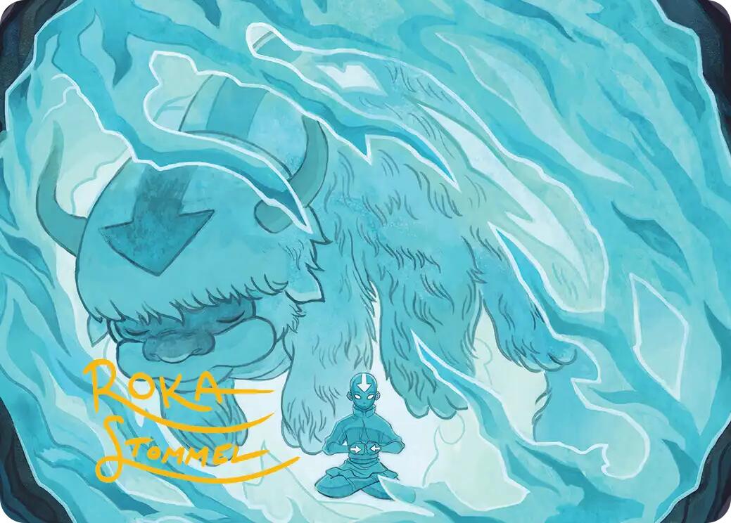 Aang's Iceberg 2 Art Card (Gold-Stamped Signature) [Avatar: The Last Airbender Art Series] | Pegasus Games WI